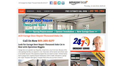 Desktop Screenshot of garagedoorrepairthousandoakscal.com